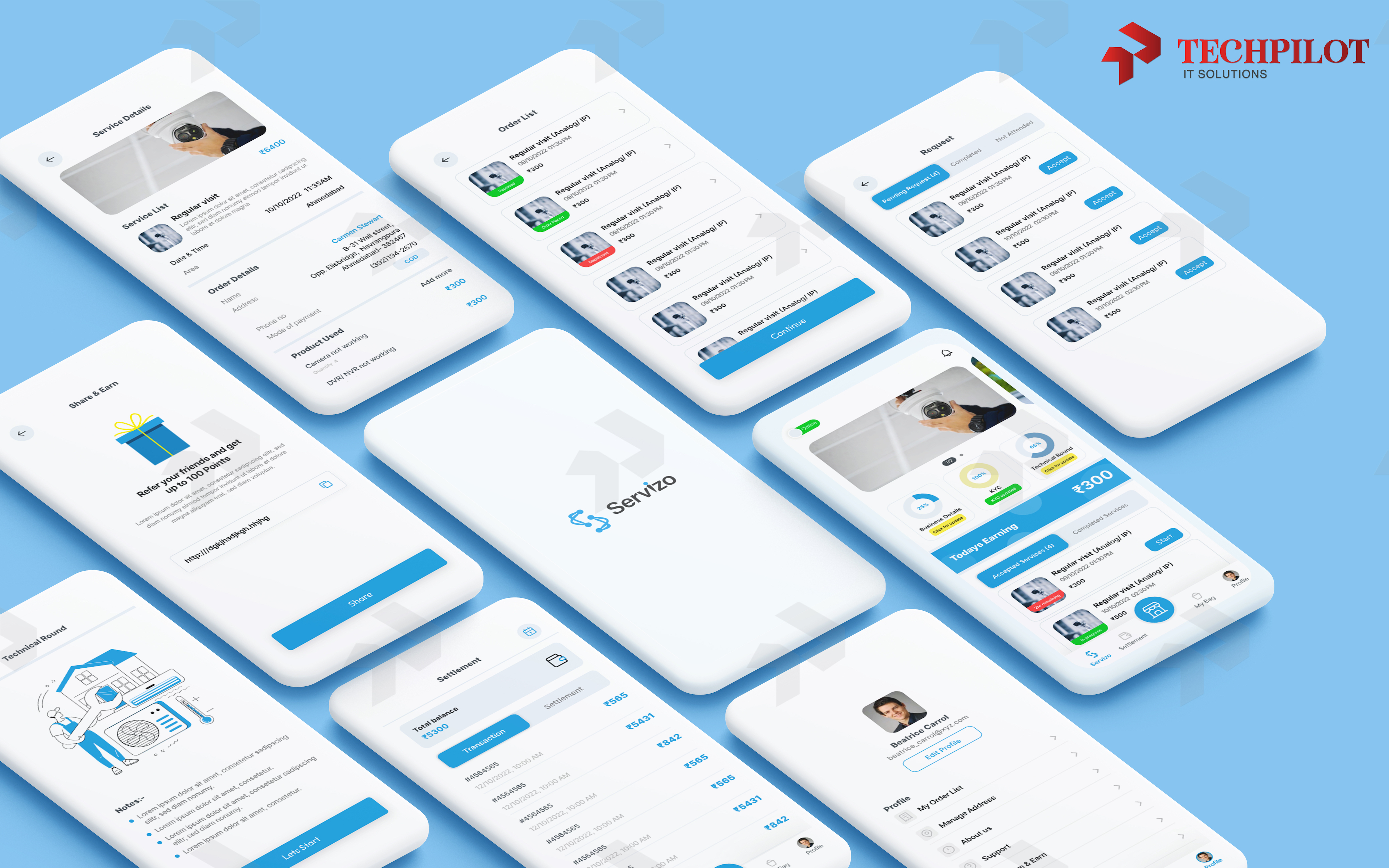 Service Provider Mobile App Development
